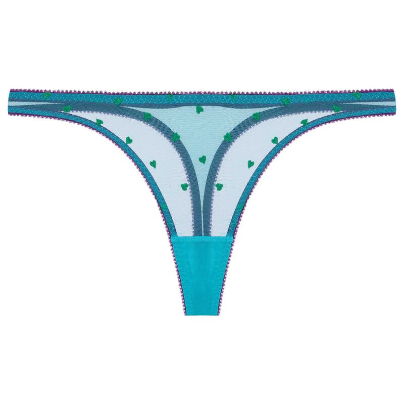 Dora Larsen Nelle Heart Embroidery Thong image number 0